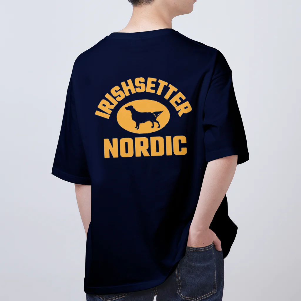nordic_irishsetterのオレンジロゴノルディック Oversized T-Shirt