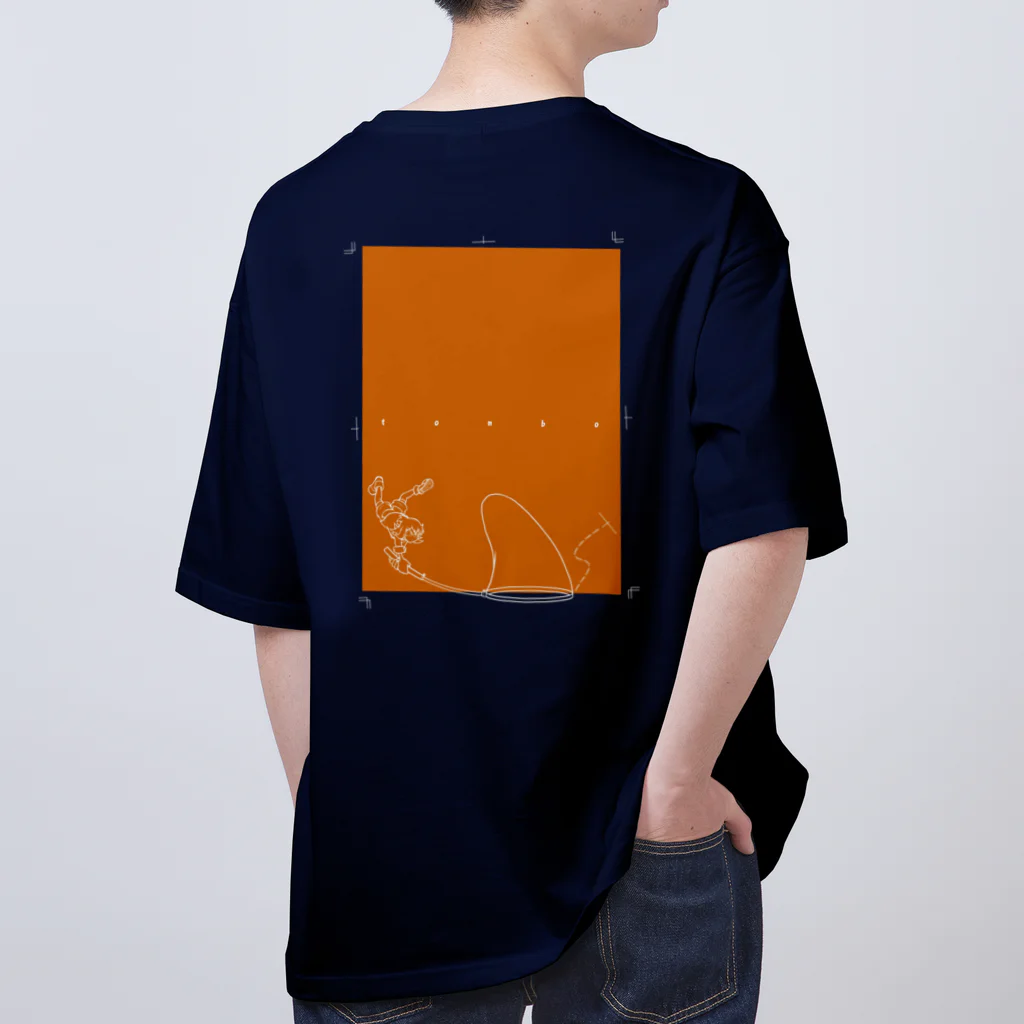 othiru ShopのFREE MISTAKE_tombo ネイビーver. オーバーサイズTシャツ