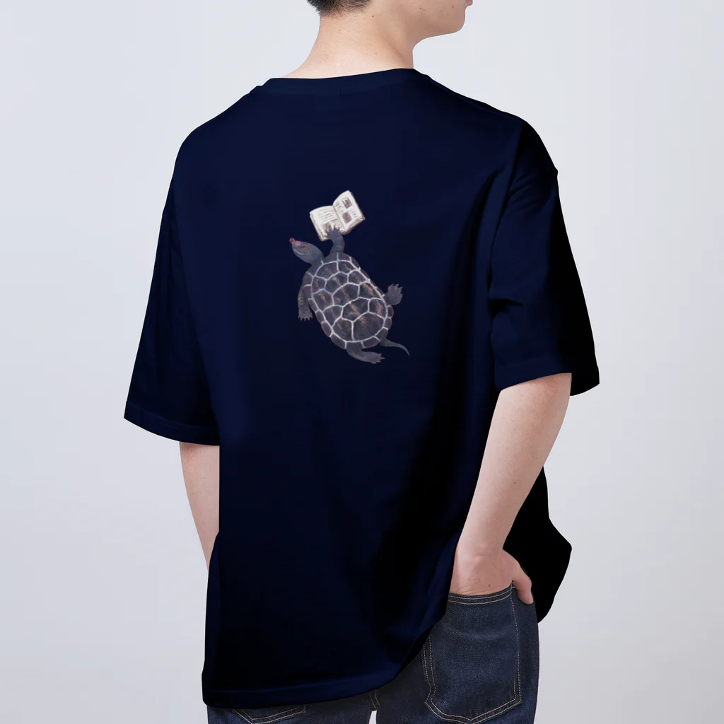 めろんぽっぷのお店だよの卍クロクサくん（バックプリント） Oversized T-Shirt