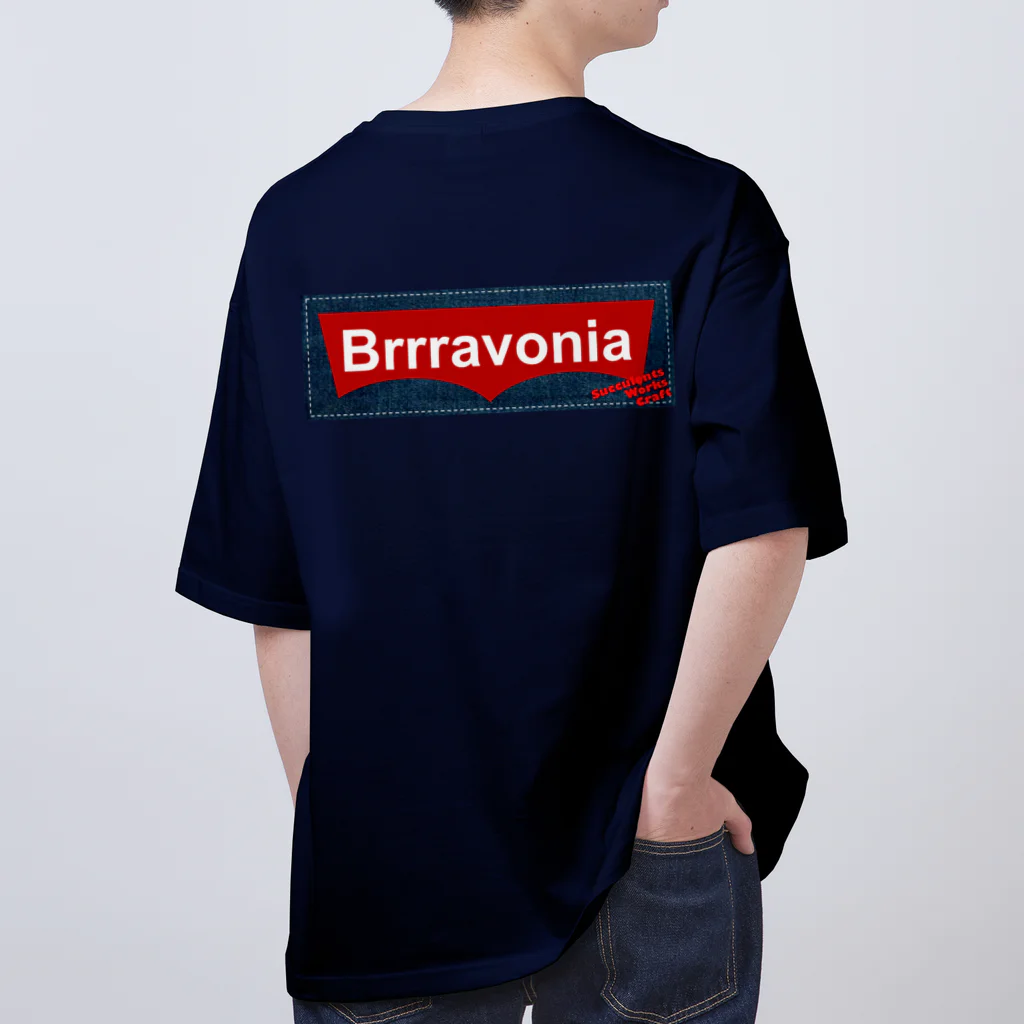 Brrravooo! SucculentsWorksCraftのBrrravoniaさん オーバーサイズTシャツ