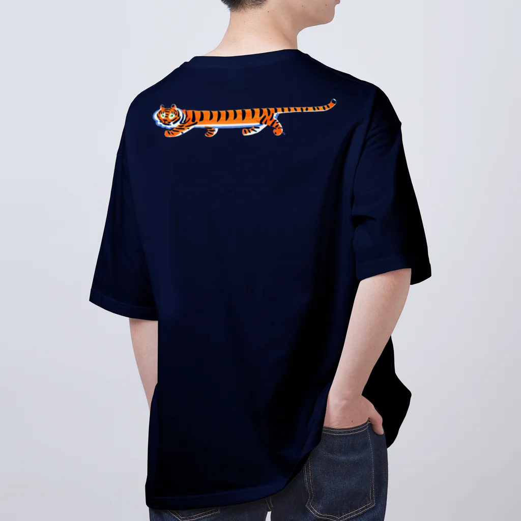 segasworksのあっちもこっちも細長いとらちゃん オーバーサイズTシャツ