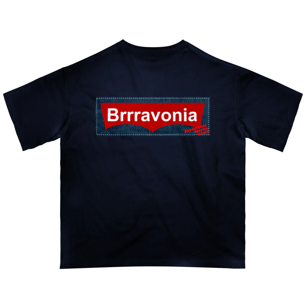 Brrravooo! SucculentsWorksCraftのBrrravoniaさん オーバーサイズTシャツ