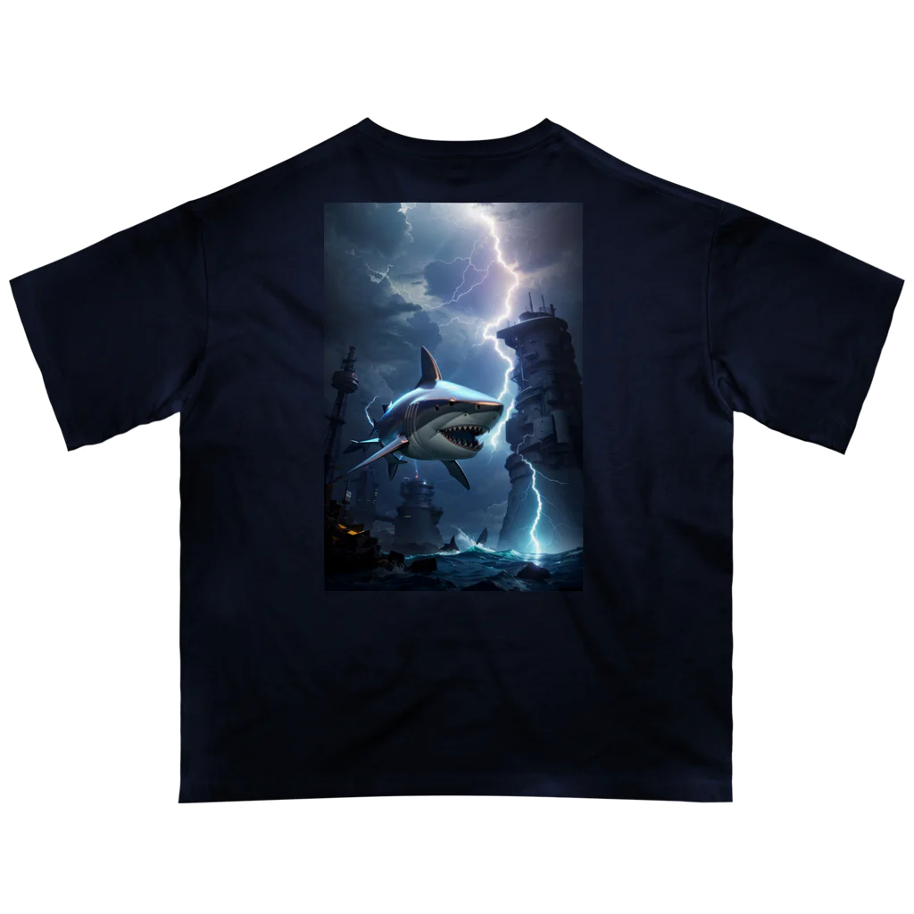 Yoma-chrisのMeka Shark T オーバーサイズTシャツ
