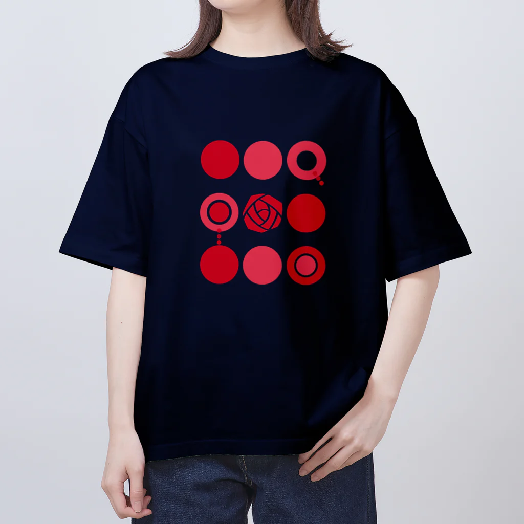 atelier PinoMiのローズ オーバーサイズTシャツ