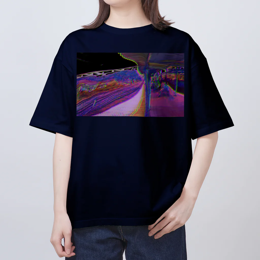 Paintslugの寝落ちきさらぎ行き オーバーサイズTシャツ