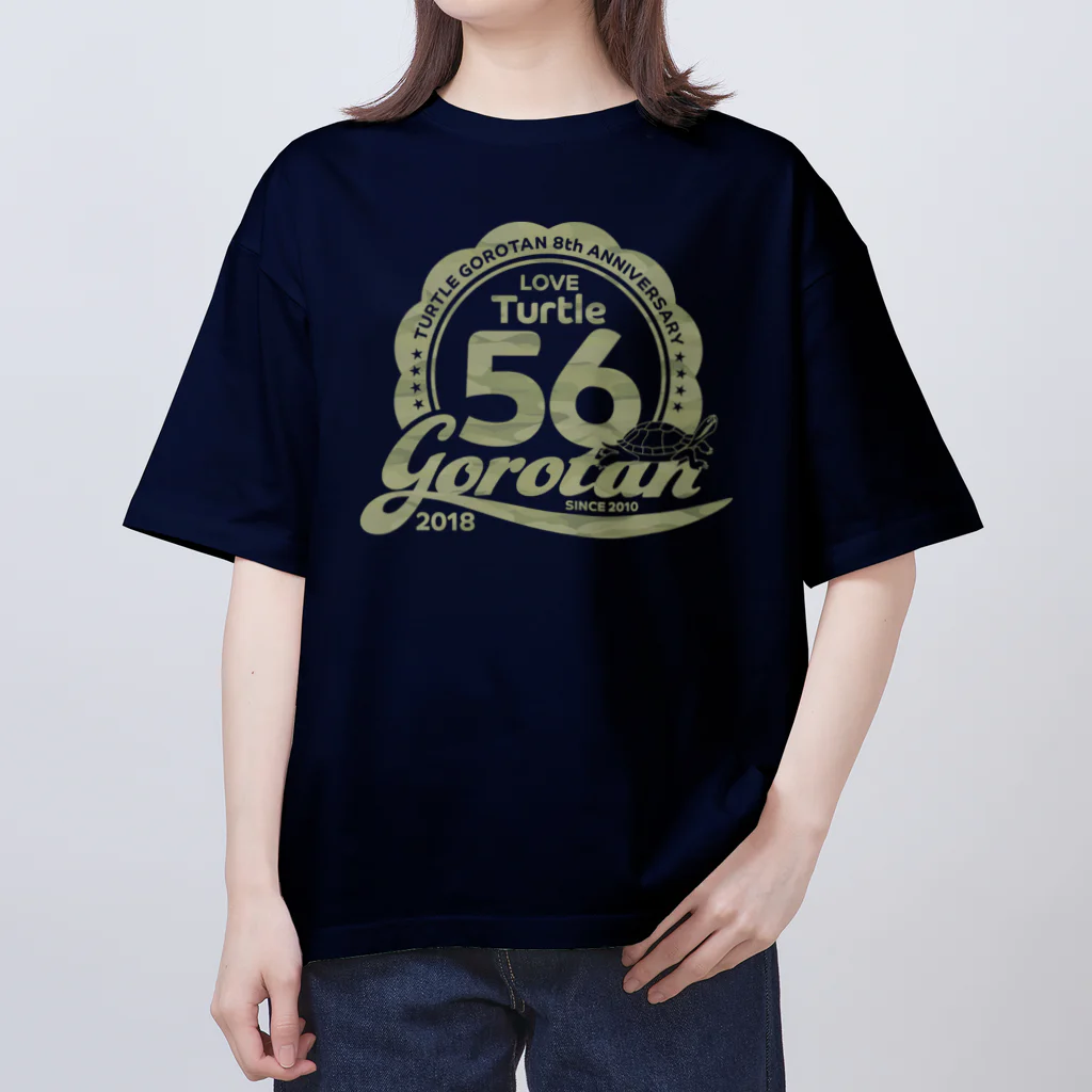 Turtle56tanのTurtle56tan 8th Anniversary FlowerLogo Oversized T-Shirt