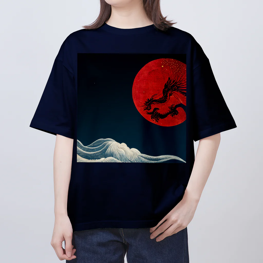 Eye2EyeのBlood Moon Dragon オーバーサイズTシャツ