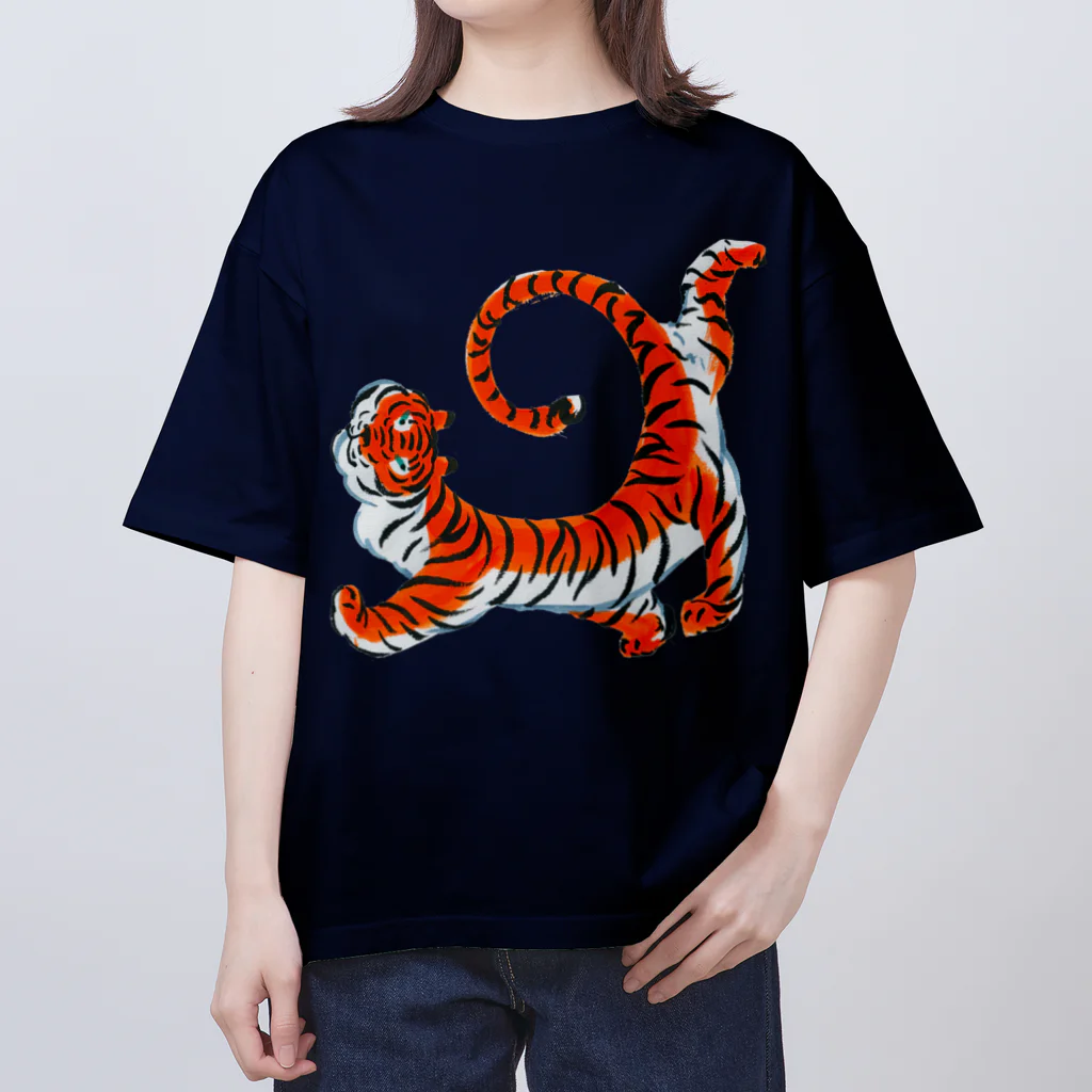 segasworksのトラちゃん（のっしのっし） オーバーサイズTシャツ