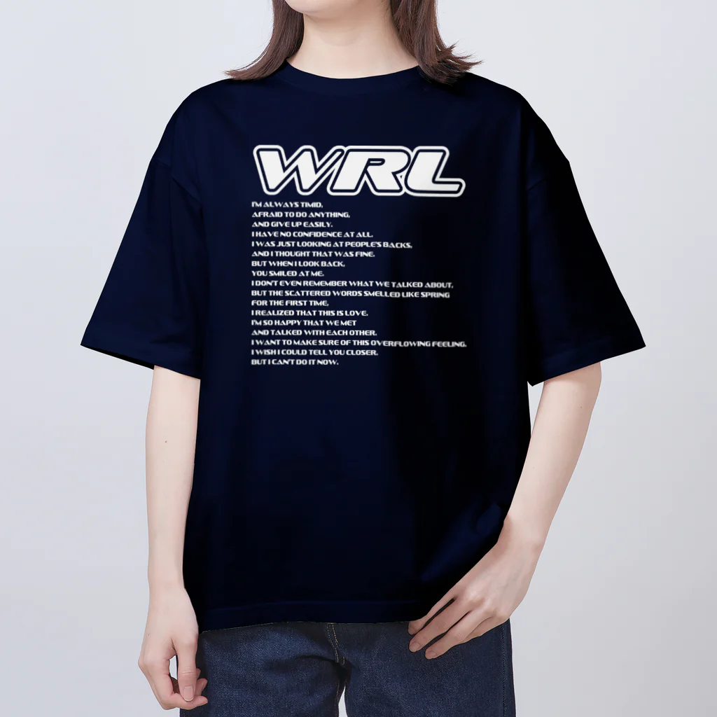 WLR WVSのWLR Y2K poem logo 2 オーバーサイズTシャツ