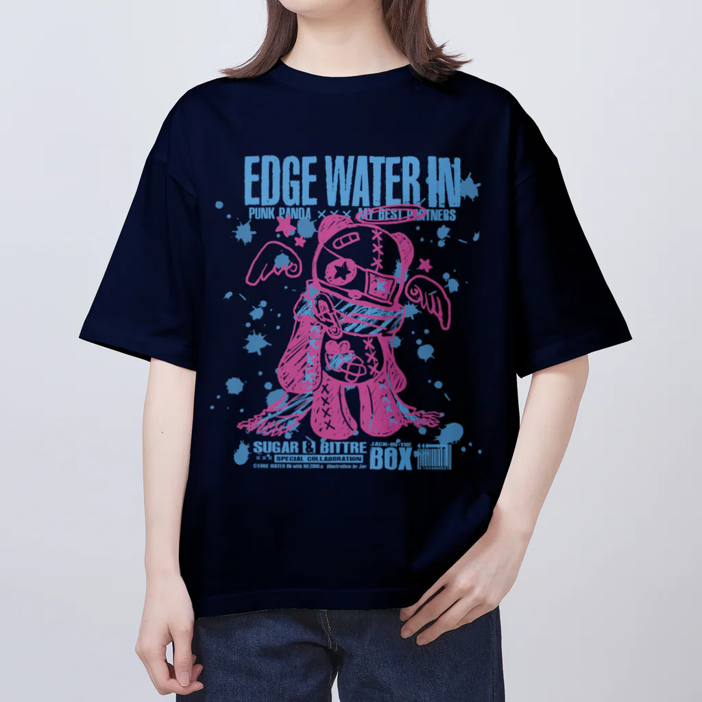 EDGE WATER IN officialのE.W.I P.Panda Tee type-N Oversized T-Shirt