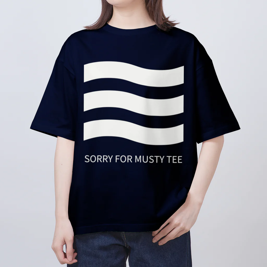 THIS IS NOT DESIGNの生乾き、すみません。SORRY FOR MUSTY TEE Oversized T-Shirt