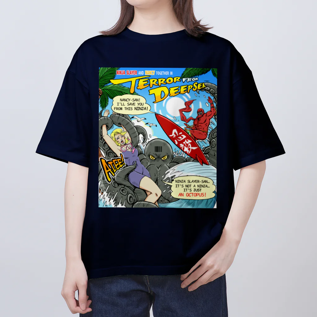 ニンジャスレイヤー公式/ダイハードテイルズのTERROR FROM DEEP SEA Oversized T-Shirt