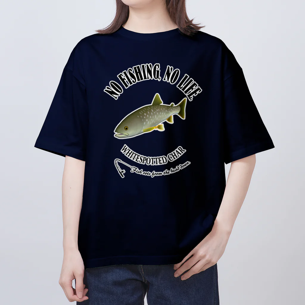 猫と釣り人のAMEMASU_10CW_1 オーバーサイズTシャツ