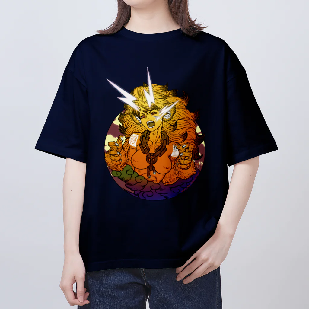 吉川 達哉 tatsuya yoshikawaの雷音 オーバーサイズTシャツ