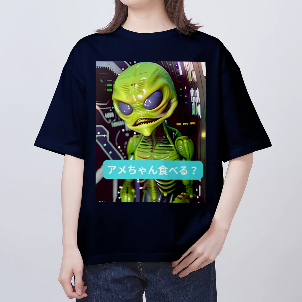 POPstore-japanの宇宙君 Oversized T-Shirt