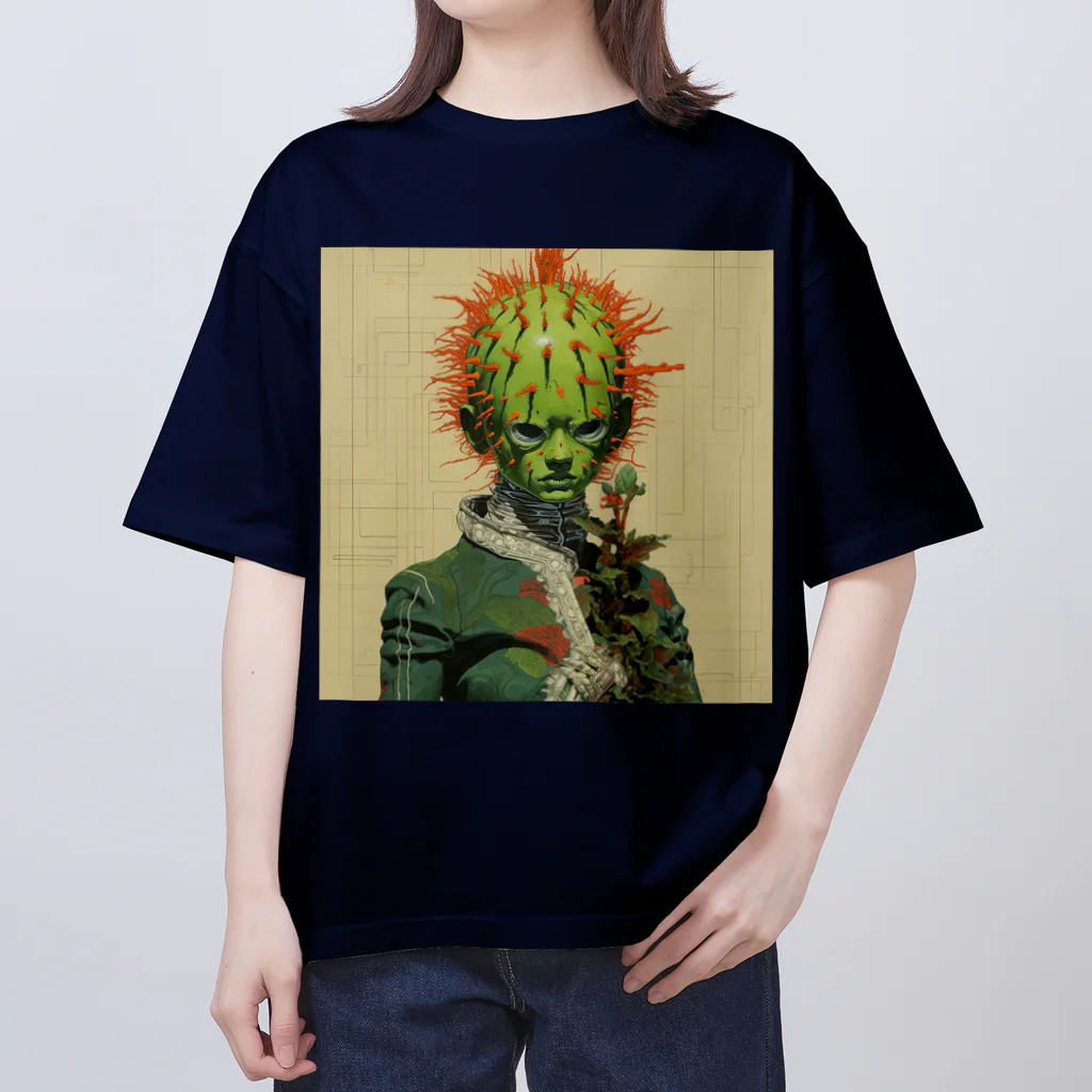 Cyber CactusのCactus - Man 1 オーバーサイズTシャツ