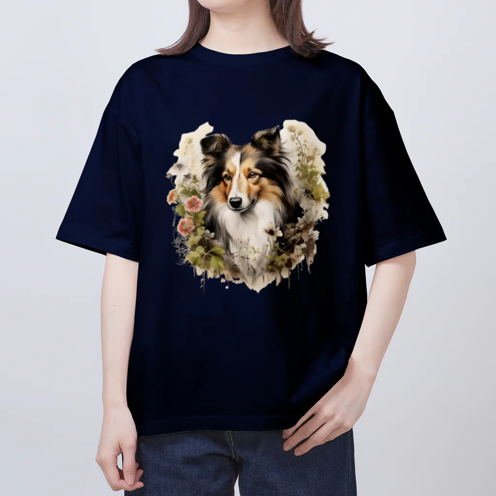 Sheltie Chic Creationsのシェルティ１０ オーバーサイズTシャツ