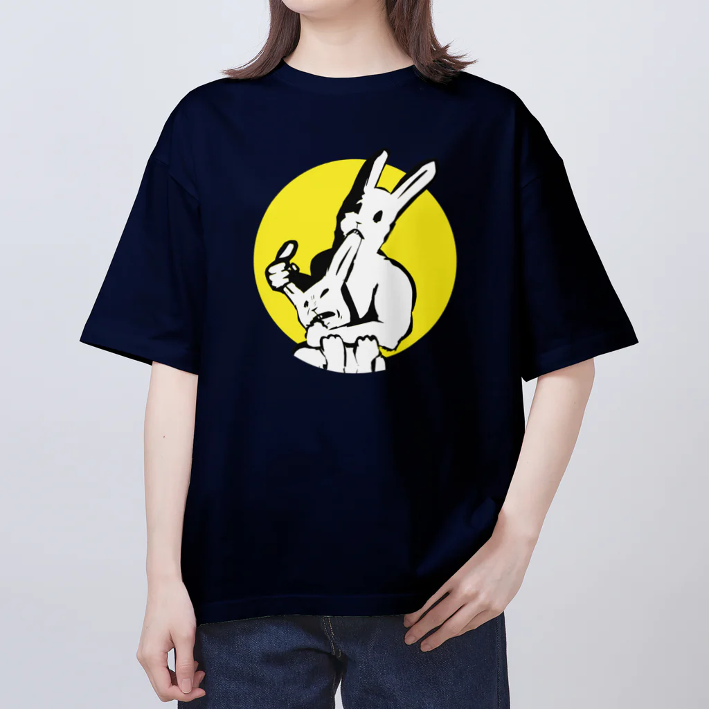 LONESOME TYPE ススの共喰い🐰（ウサギ） オーバーサイズTシャツ