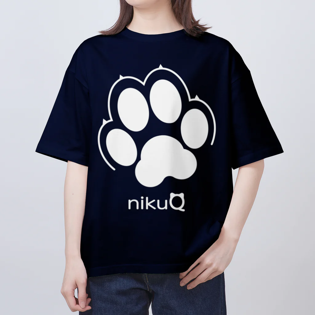 WebArtsの肉球をモチーフにしたオリジナルブランド「nikuQ」（犬タイプ）です Oversized T-Shirt