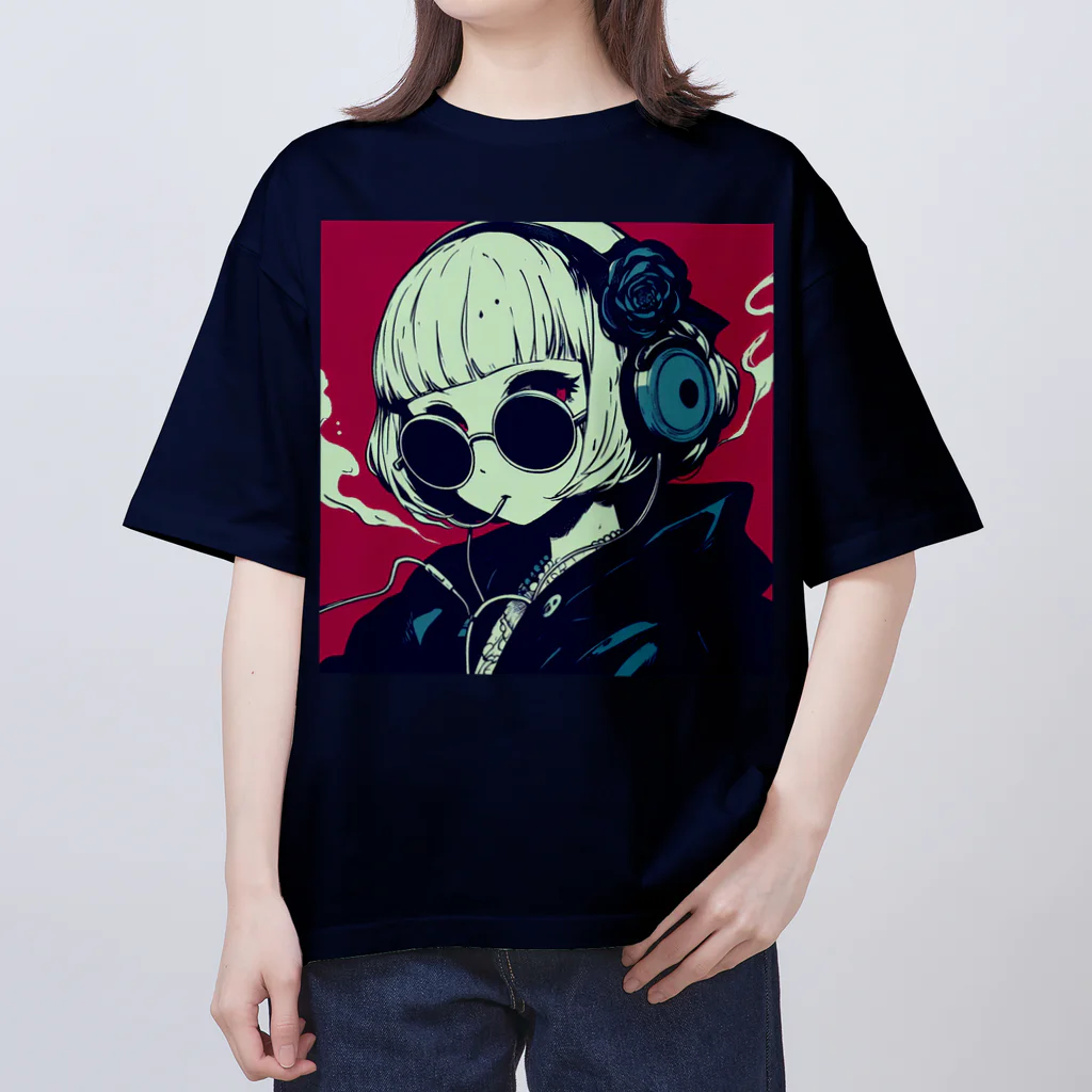 zaisuのサングラス女子 Oversized T-Shirt