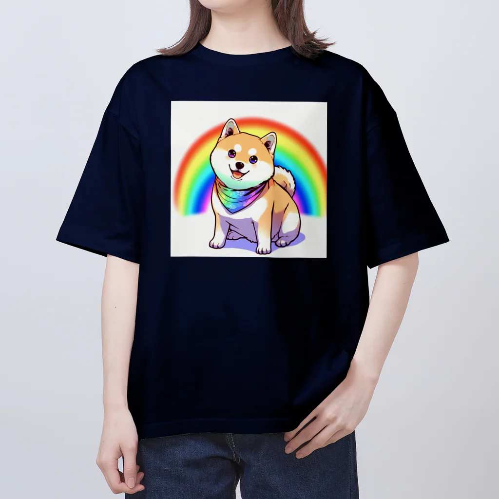 KAWAII-CLUBのKAWAII柴犬002 オーバーサイズTシャツ