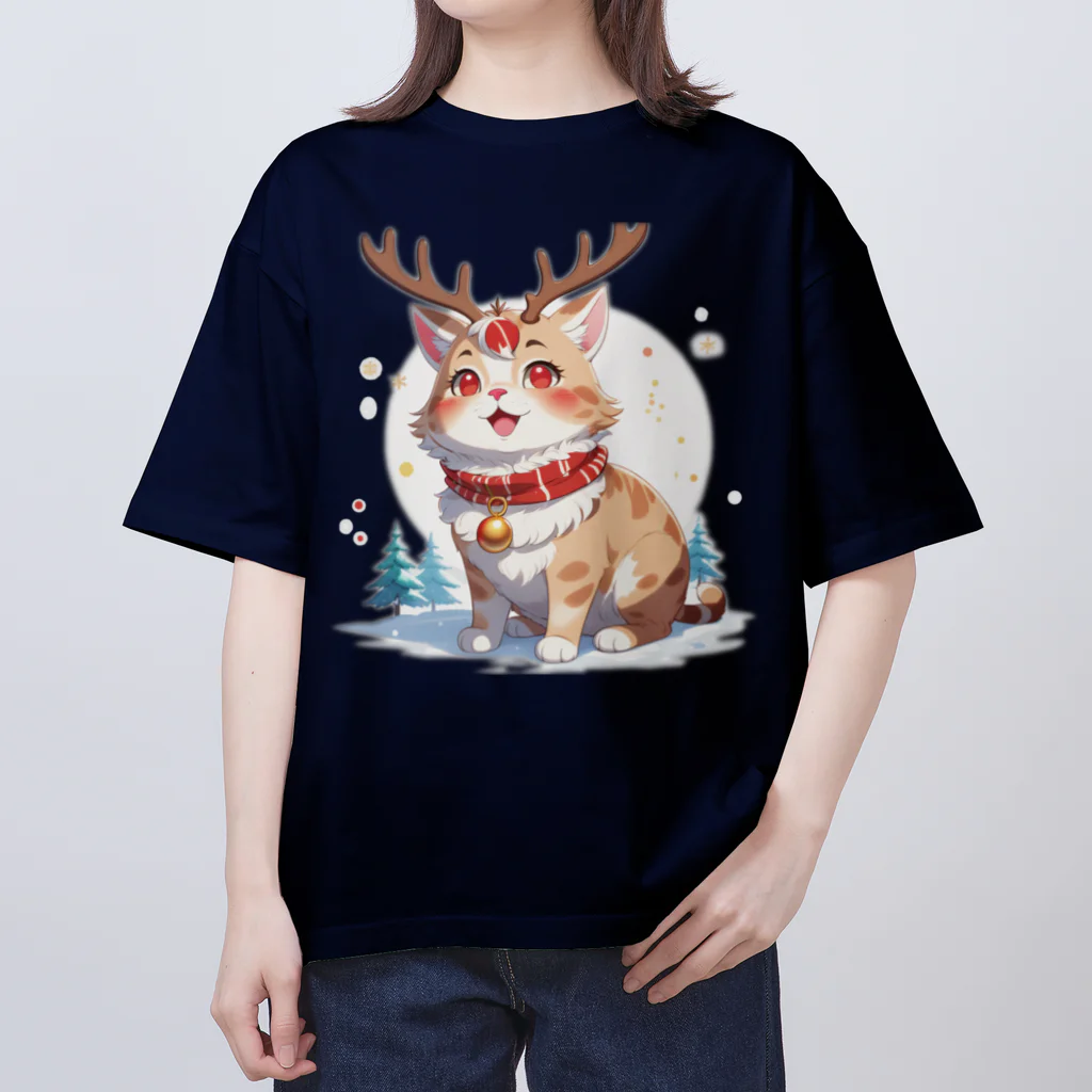 こひさま ショップ - 陽だまりの笑顔のねこのりんでぃあ オーバーサイズTシャツ