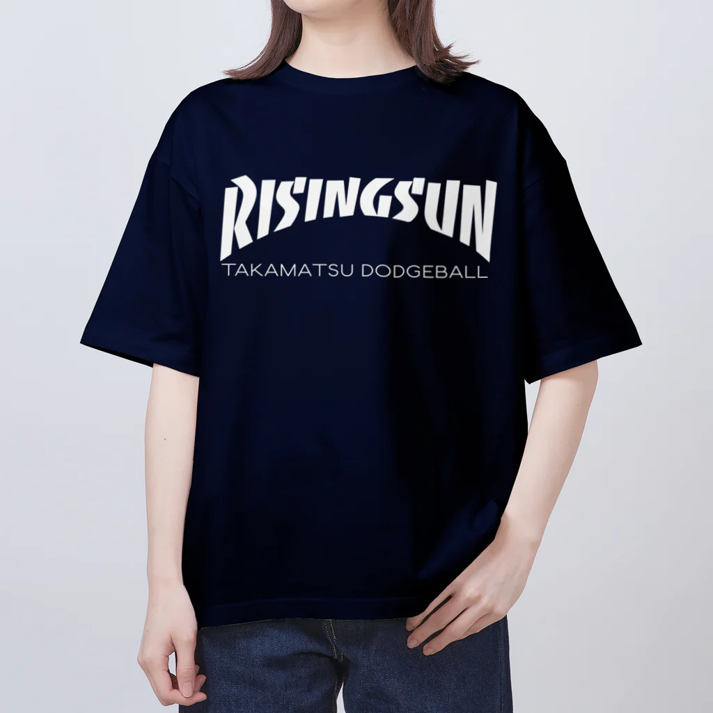 TRSの凸凹ロゴ ドッジボール オーバーサイズTシャツ