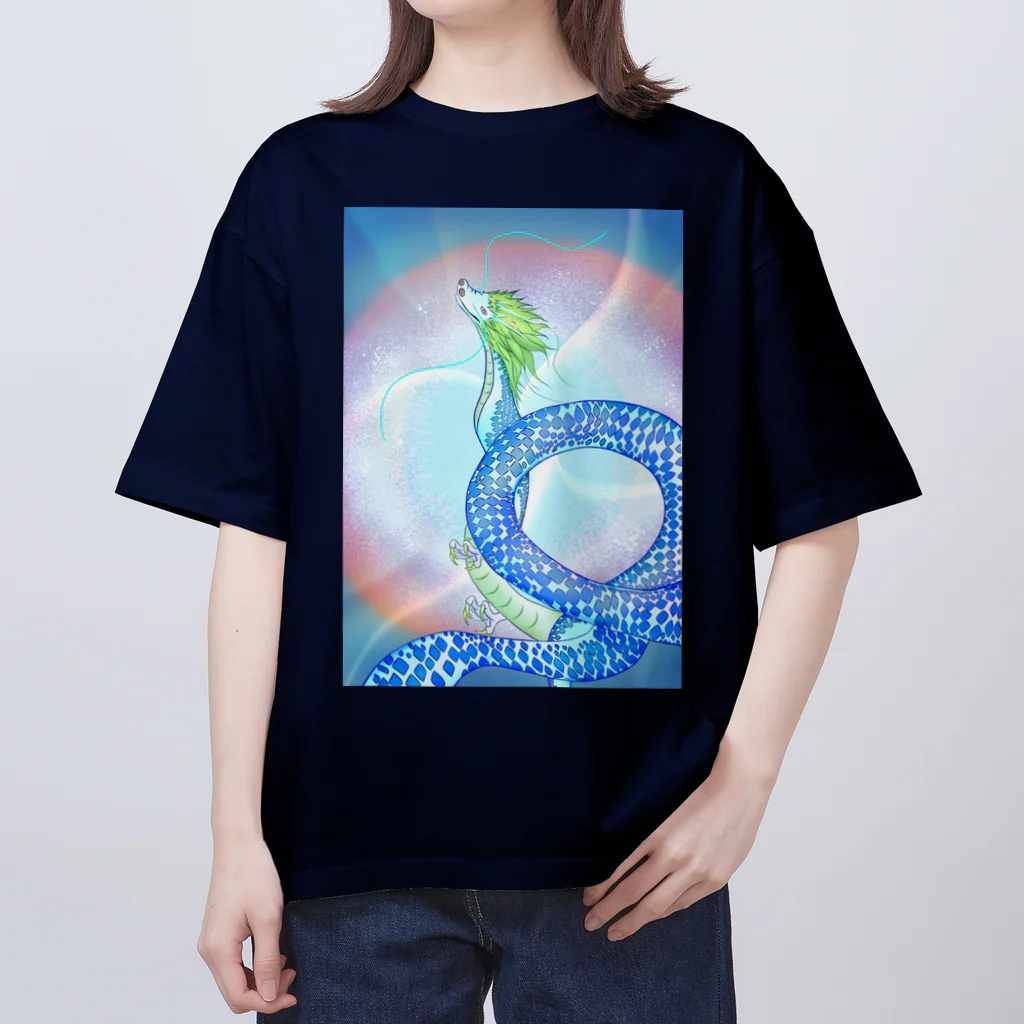 Divina AmoR-ART-の青龍 オーバーサイズTシャツ