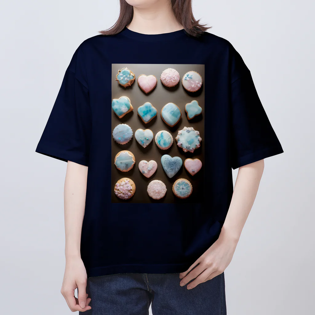 【ホラー専門店】ジルショップの宝石のアイシングクッキー オーバーサイズTシャツ