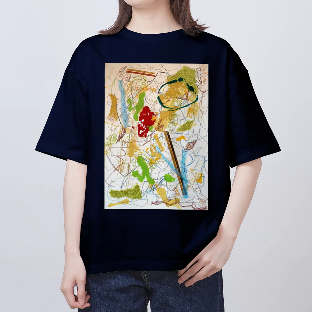 HiraHiraPaperのある風景 オーバーサイズTシャツ