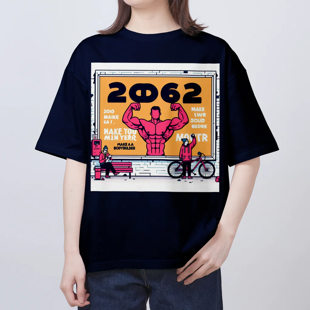 ヘッヘンのお店の【2062】アート オーバーサイズTシャツ