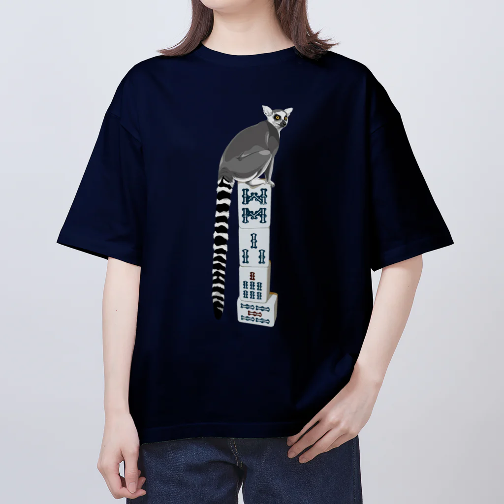 Laminaの輪尾狐猿×索子 オーバーサイズTシャツ