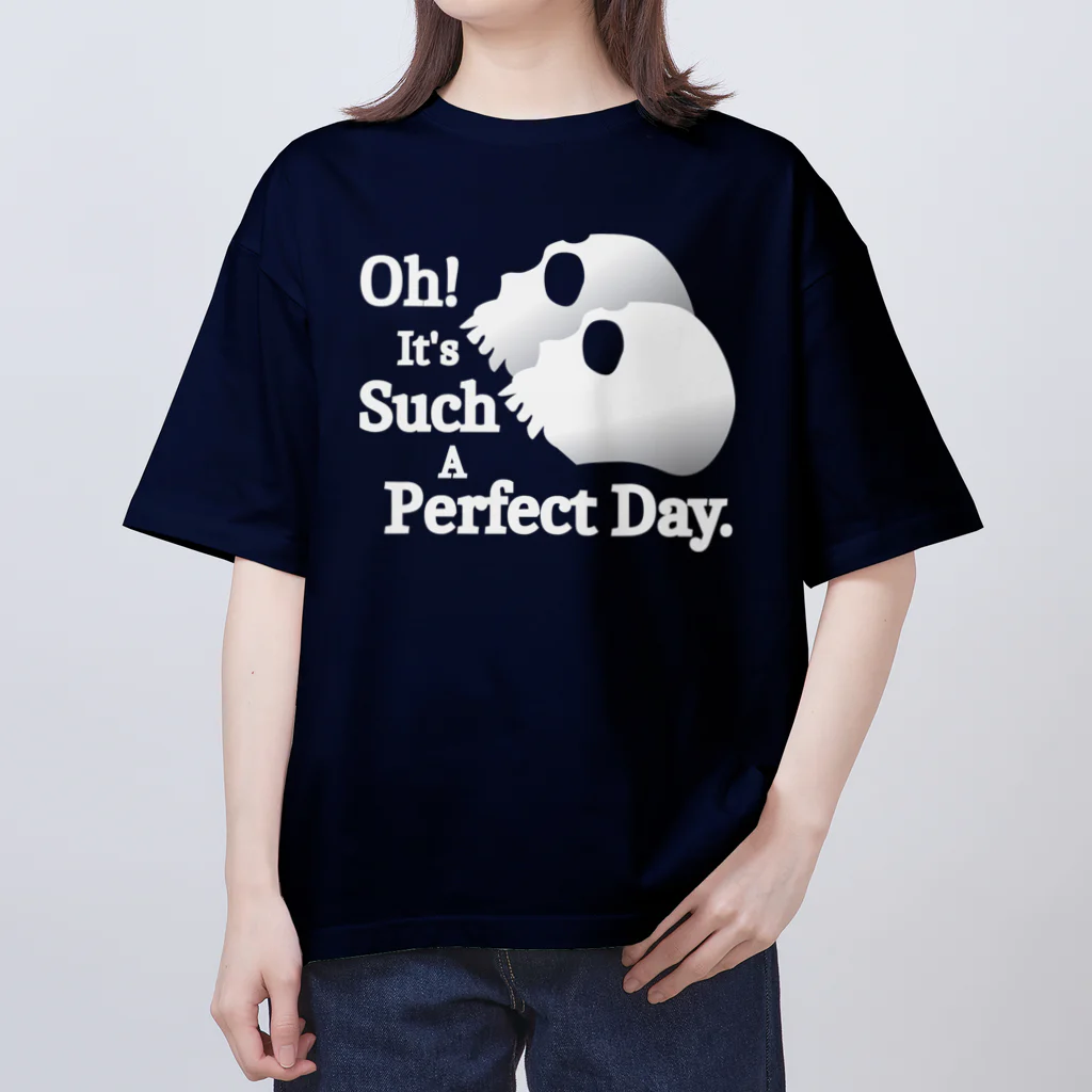 『NG （Niche・Gate）』ニッチゲート-- IN SUZURIのOh! It's Such A Perfectday.（白） Oversized T-Shirt