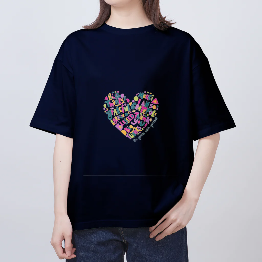 poniponiのハートのロゴ Oversized T-Shirt