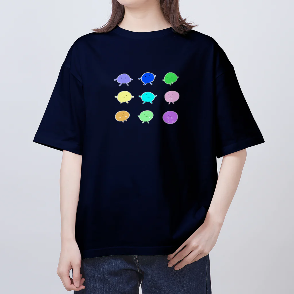 P_aquaのグミちゅ～ オーバーサイズTシャツ