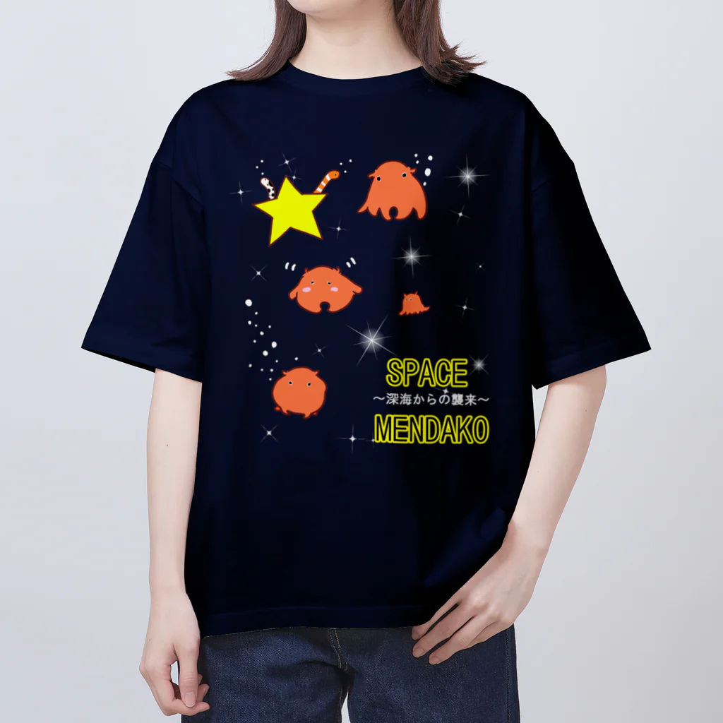 はむえみのSPACE　MENDAKO　透明バージョン Oversized T-Shirt