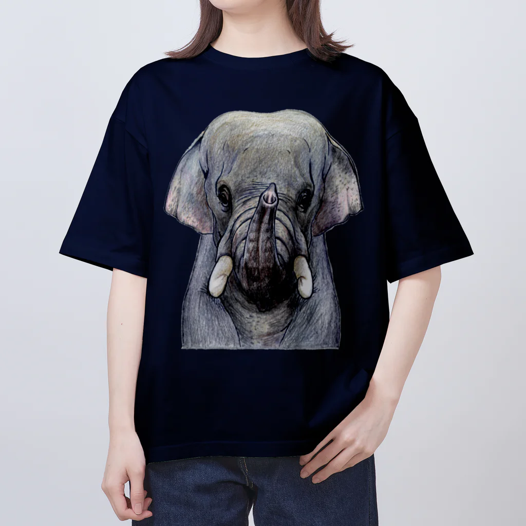 segasworksのインドゾウ Oversized T-Shirt