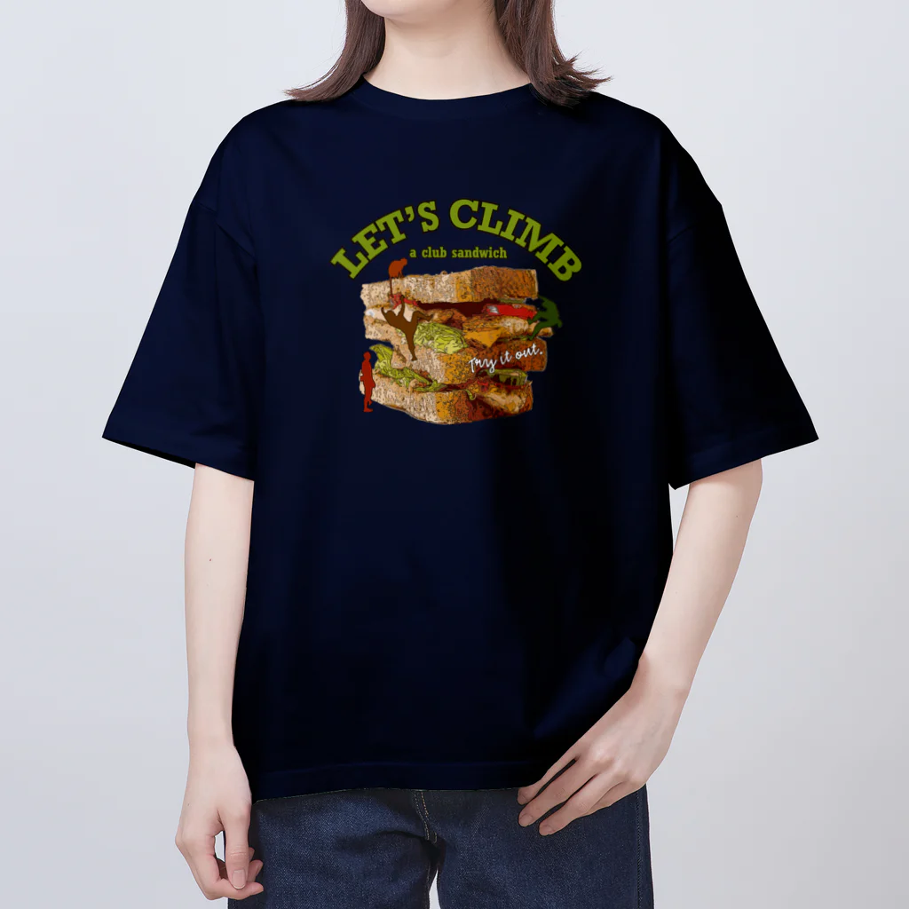 HIGEQLOのClimbing c-sandwich Oversized T-Shirt