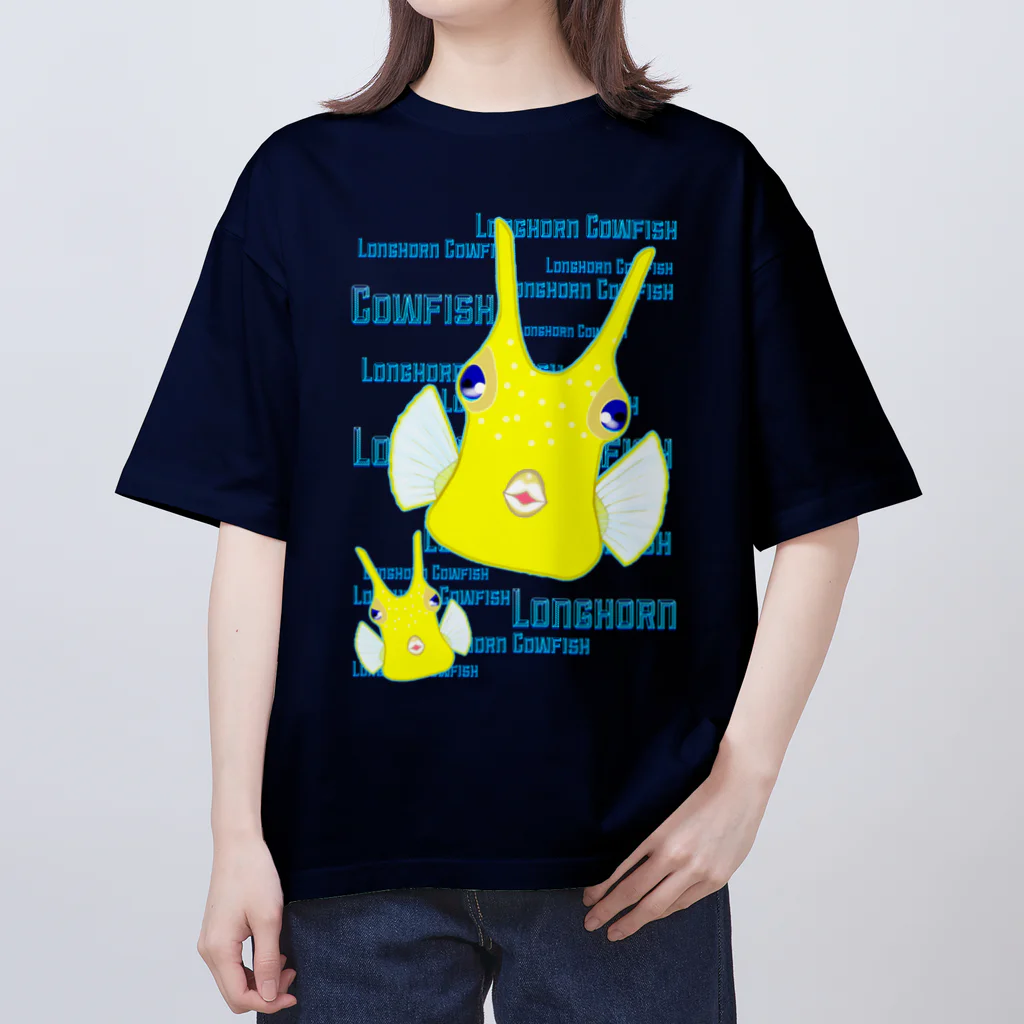 LalaHangeulのLonghorn Cowfish(コンゴウフグ) Oversized T-Shirt
