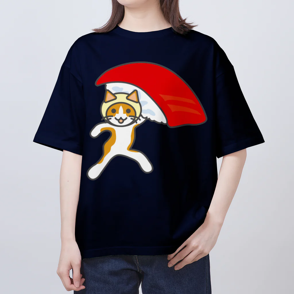 ヨープキャンが気になったのすしねこ Oversized T-Shirt