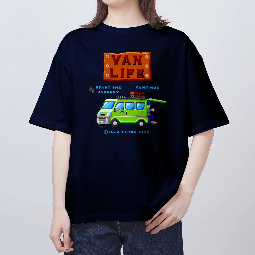 スロータイプ書店 Slowtype BooksのVAN LIFE バンライフ 257 オーバーサイズTシャツ