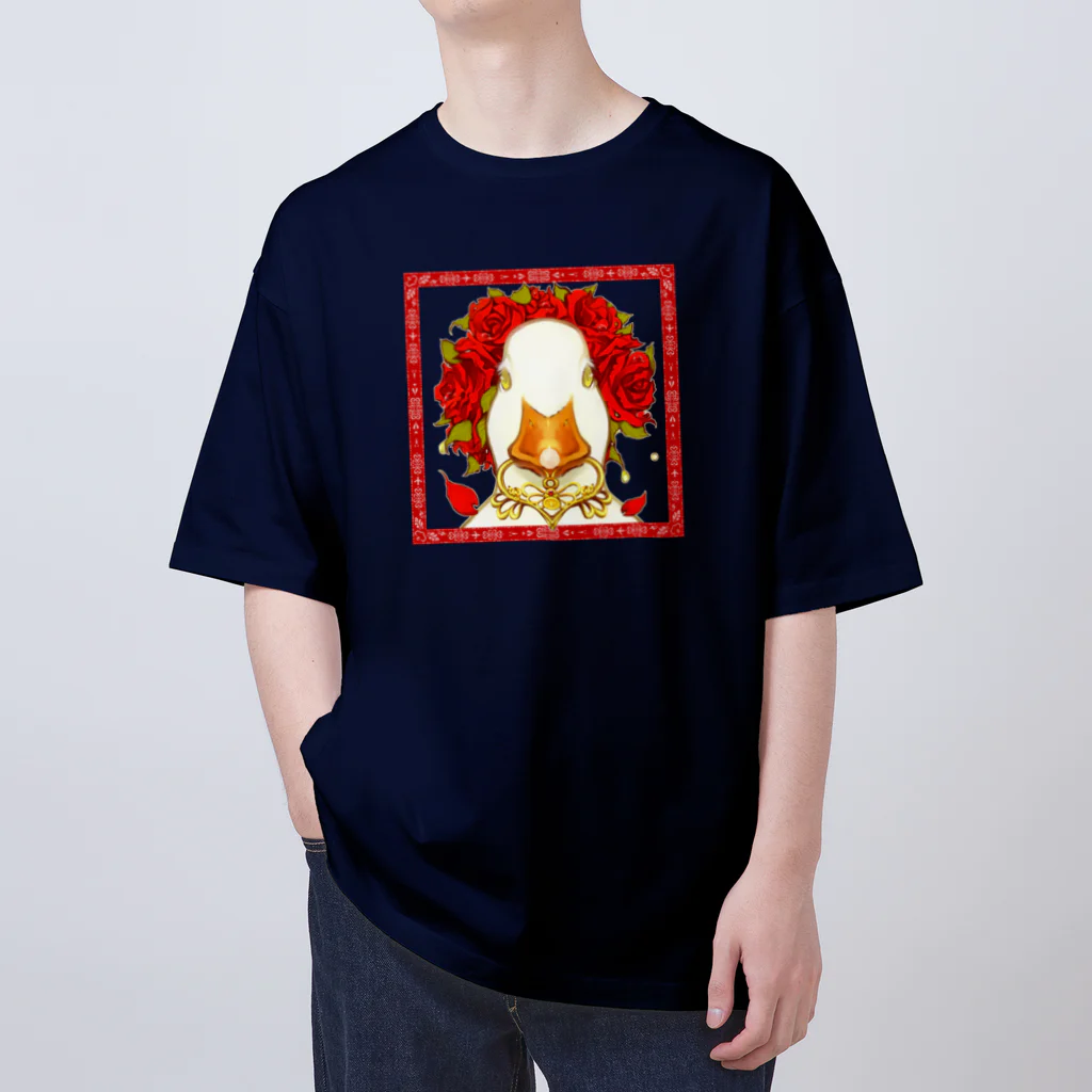 トロ箱戦隊本部のアヒルさんの祝福 Oversized T-Shirt