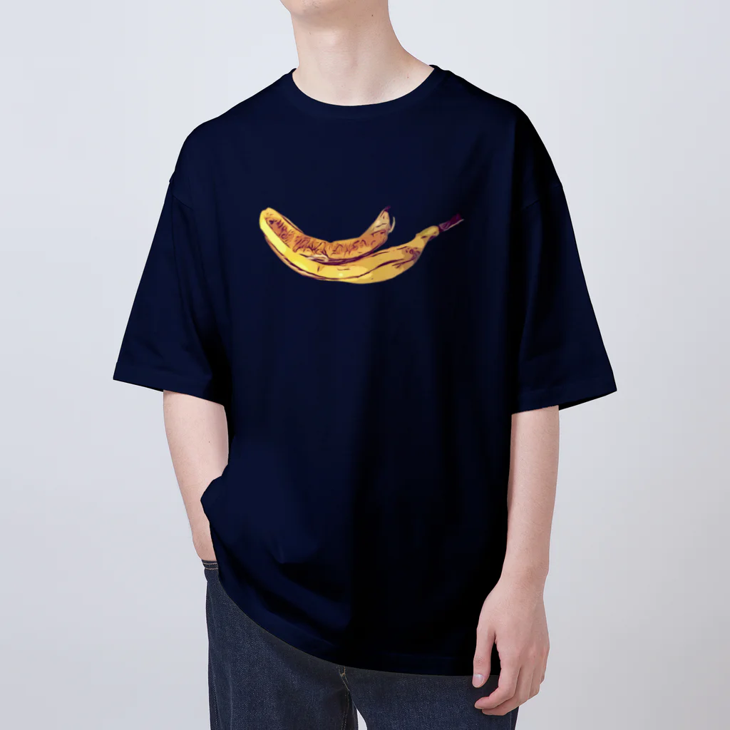 わらしゃんどのバナナの皮 Oversized T-Shirt