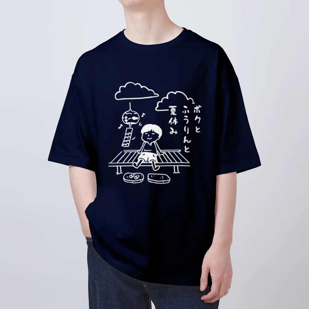 Andiamoのボクと風鈴と夏休み（白） Oversized T-Shirt