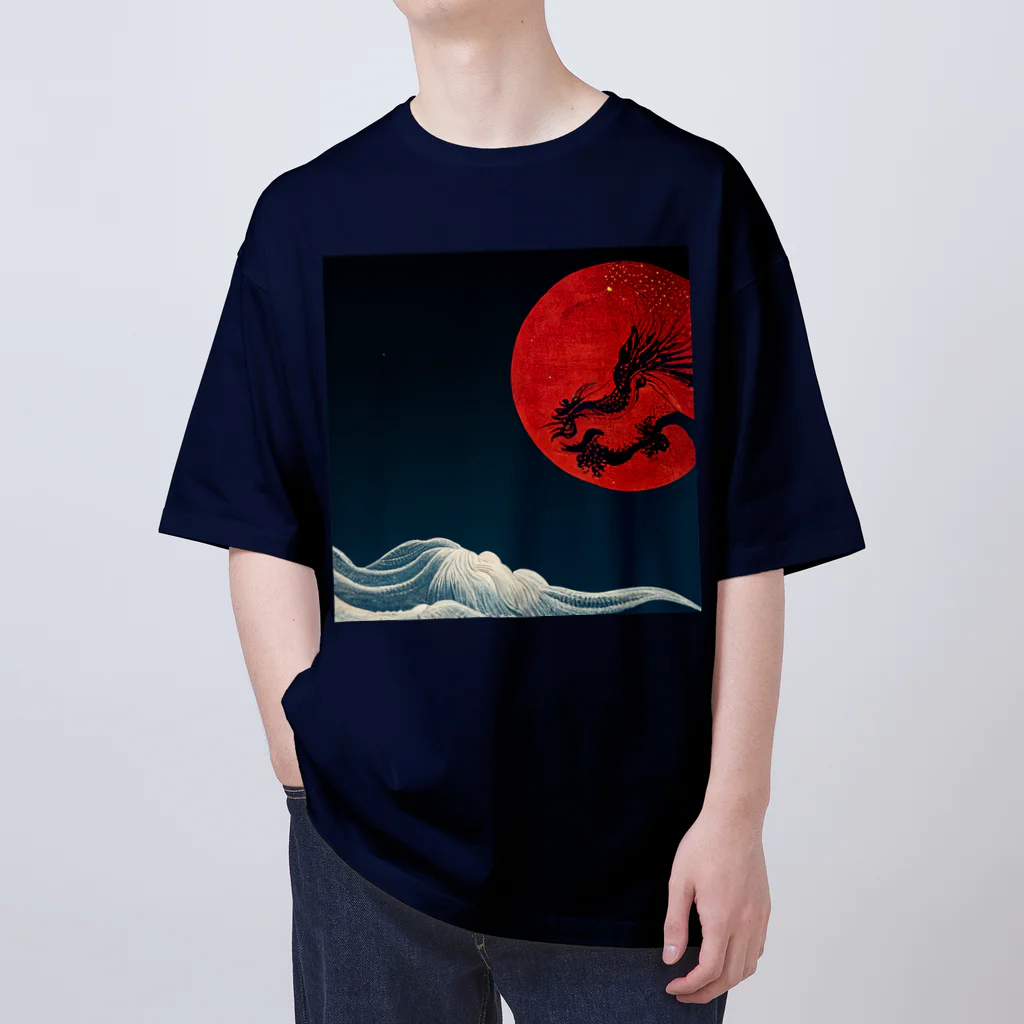 Eye2EyeのBlood Moon Dragon オーバーサイズTシャツ