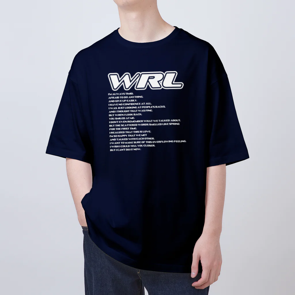 WLR WVSのWLR Y2K poem logo 2 オーバーサイズTシャツ