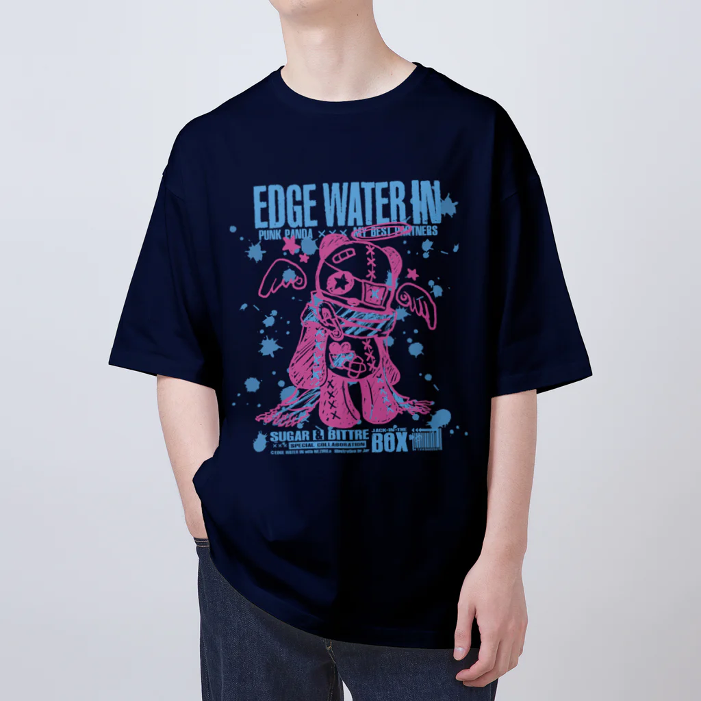 EDGE WATER IN officialのE.W.I P.Panda Tee type-N Oversized T-Shirt