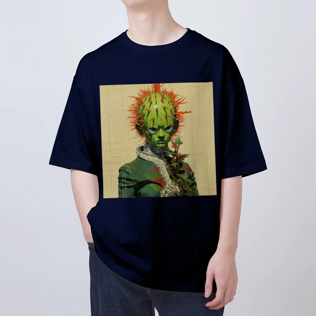 Cyber CactusのCactus - Man 1 オーバーサイズTシャツ