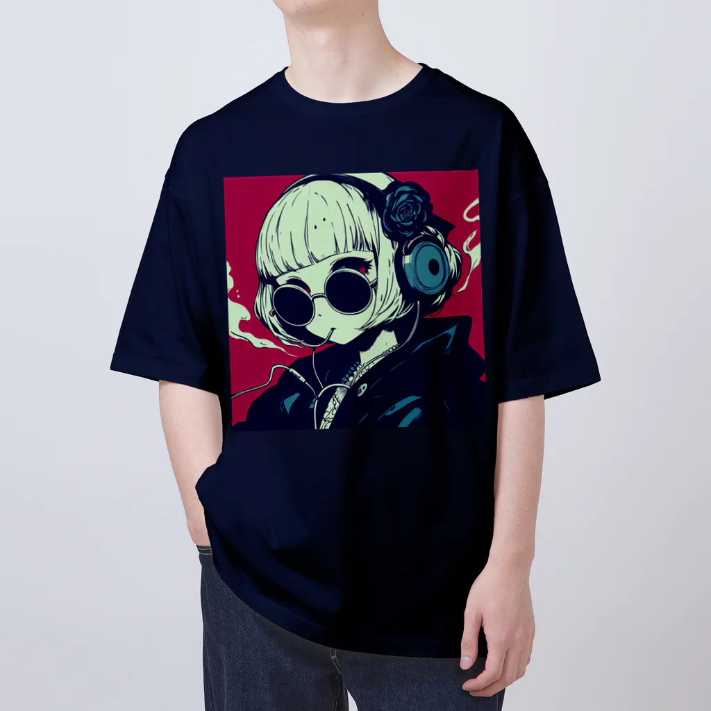 zaisuのサングラス女子 Oversized T-Shirt