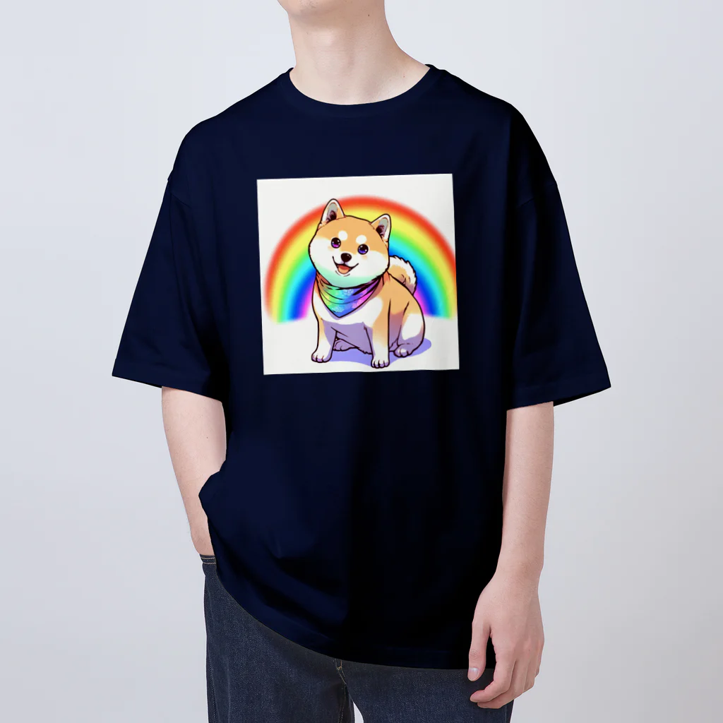 KAWAII-CLUBのKAWAII柴犬002 オーバーサイズTシャツ